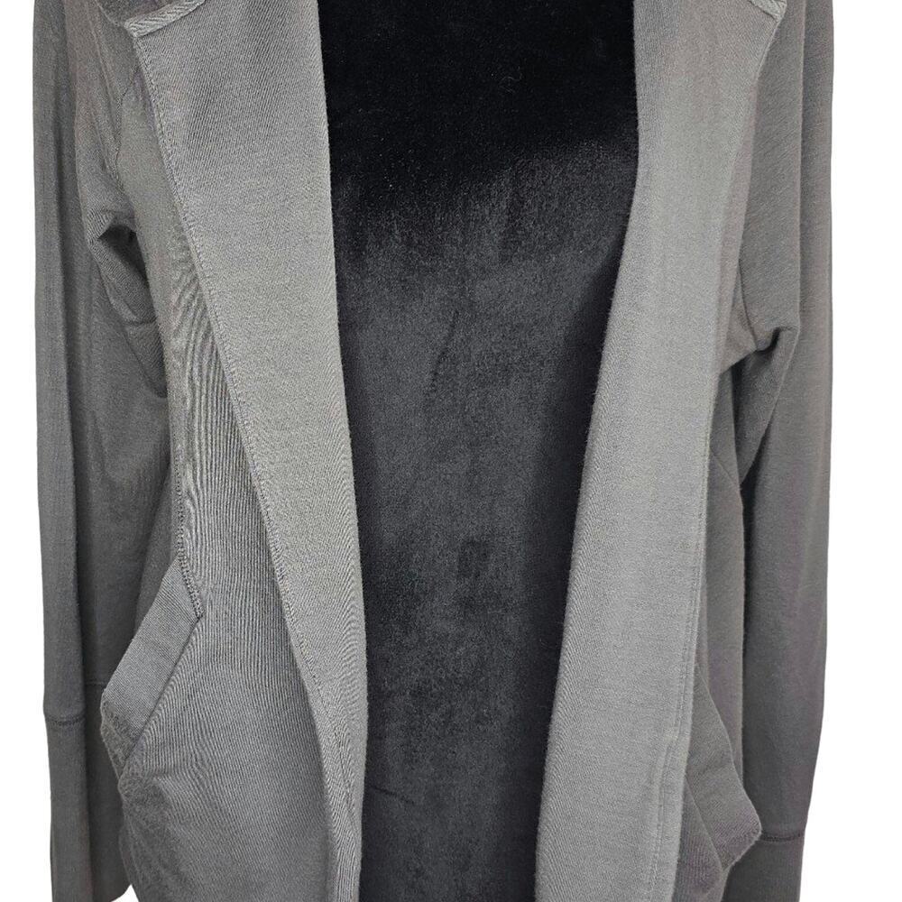 Athleta Sweater Gray Open Front